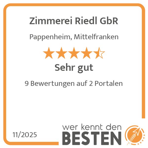 Zimmerei Riedl GbR - werkenntdenBESTEN.de Qualität …