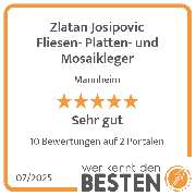 Zlatan Josipovic Fliesen- Platten- und Mosaikleger - werkenntdenBESTEN.de Qualitätssiegel