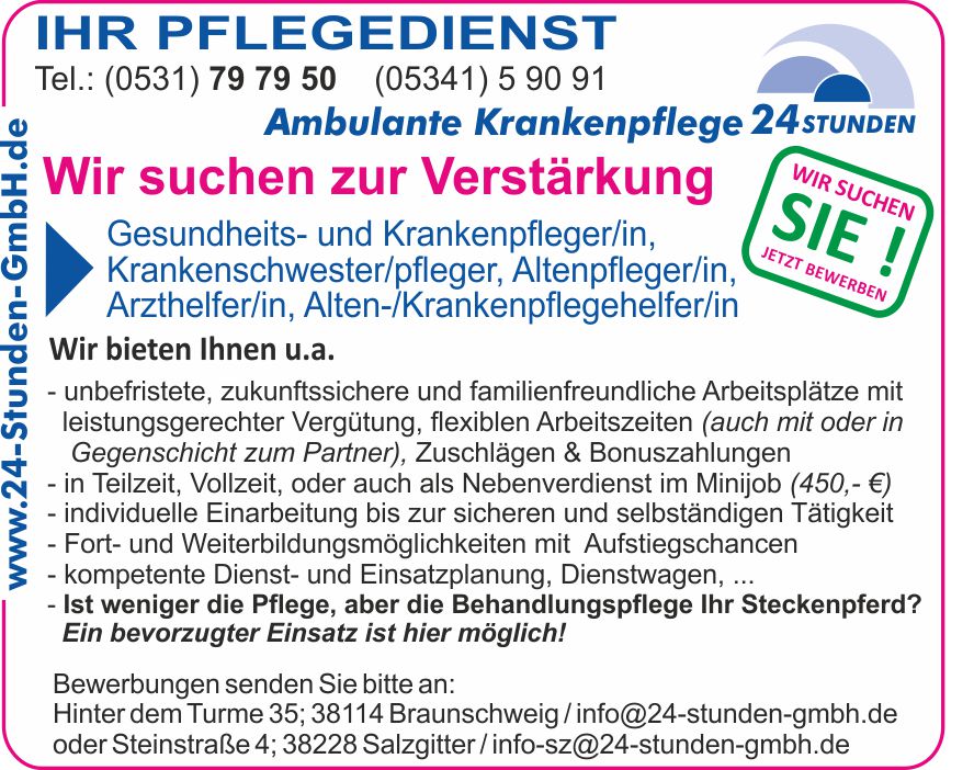PFLEGE-/PFLEGEFACHKRAFT